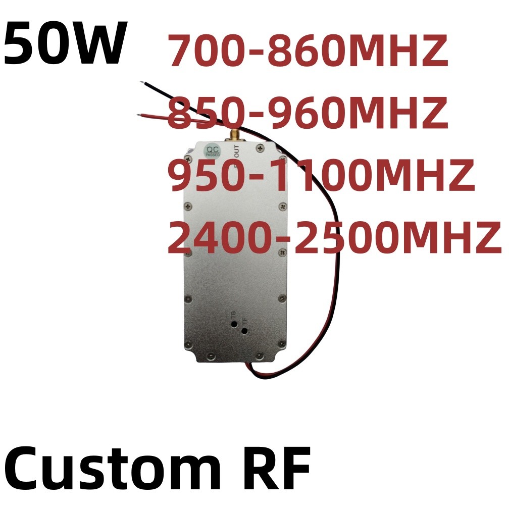 Custom 50W 700-860MHZ 850-960MHZ 950-1100MHZ 2300-2400MHZ for RF POWER amplifier