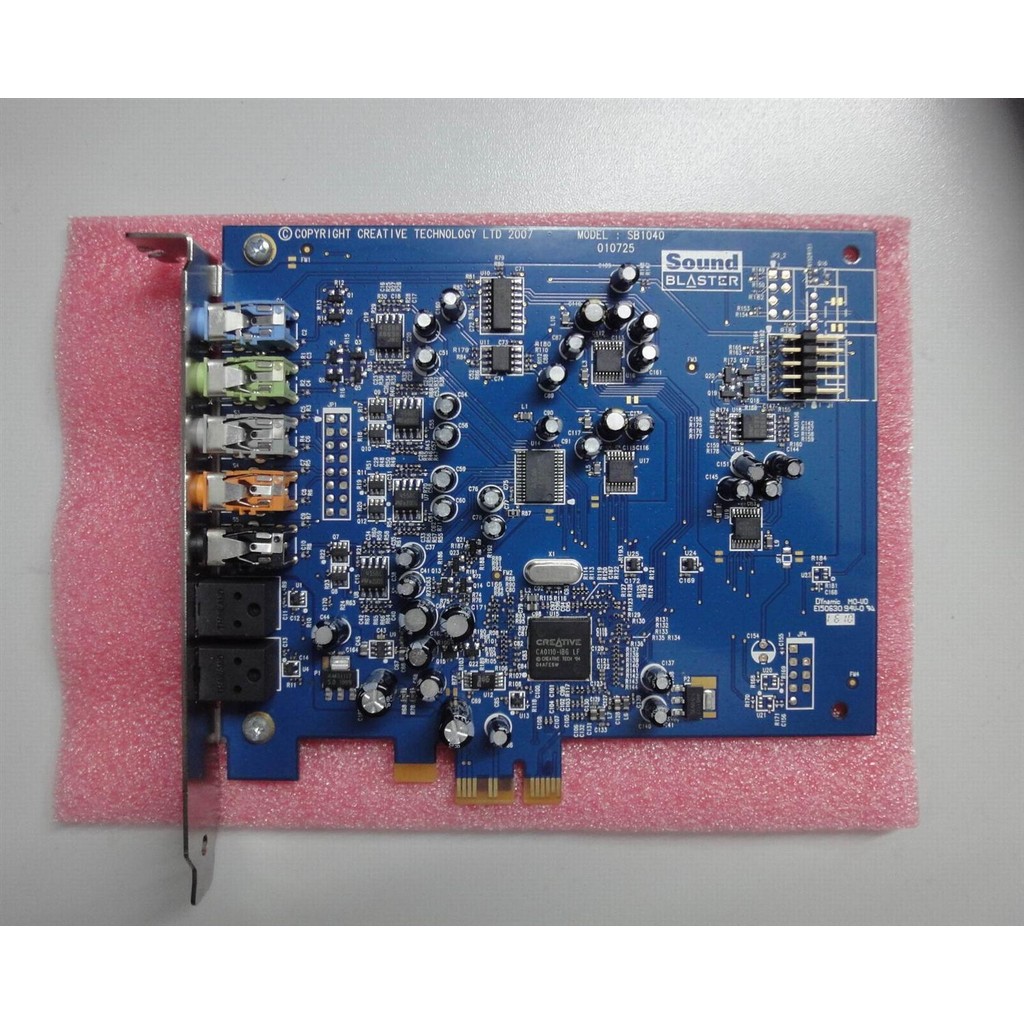 ,For Creative SB1040 Sound Blaster X-Fi Xtreme Audio PCI-E Sound Card,100% working good
