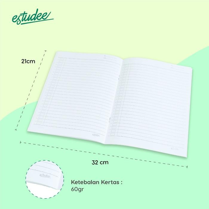 

Buku Tulis Estudee Motif Sampul Coklat Isi 10