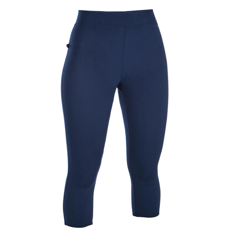 Decathlon NABAIJI Celana Legging 3/4 Renang Wanita Una Biru Navy - 8646558