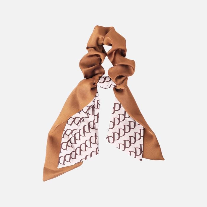 Stroberi Bow Tied Double Hair Tie