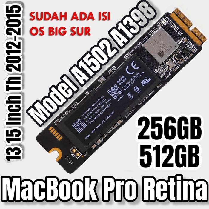 SSD Macbook Pro Retina 13 inch 2013 A1502 2014 A1502 2015 15 A1398
