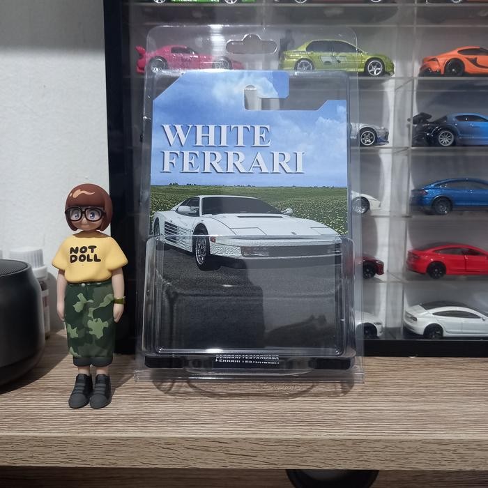 Custom Card Ferrari Testarossa White Ferrari Frank Ocean Hot Wheels