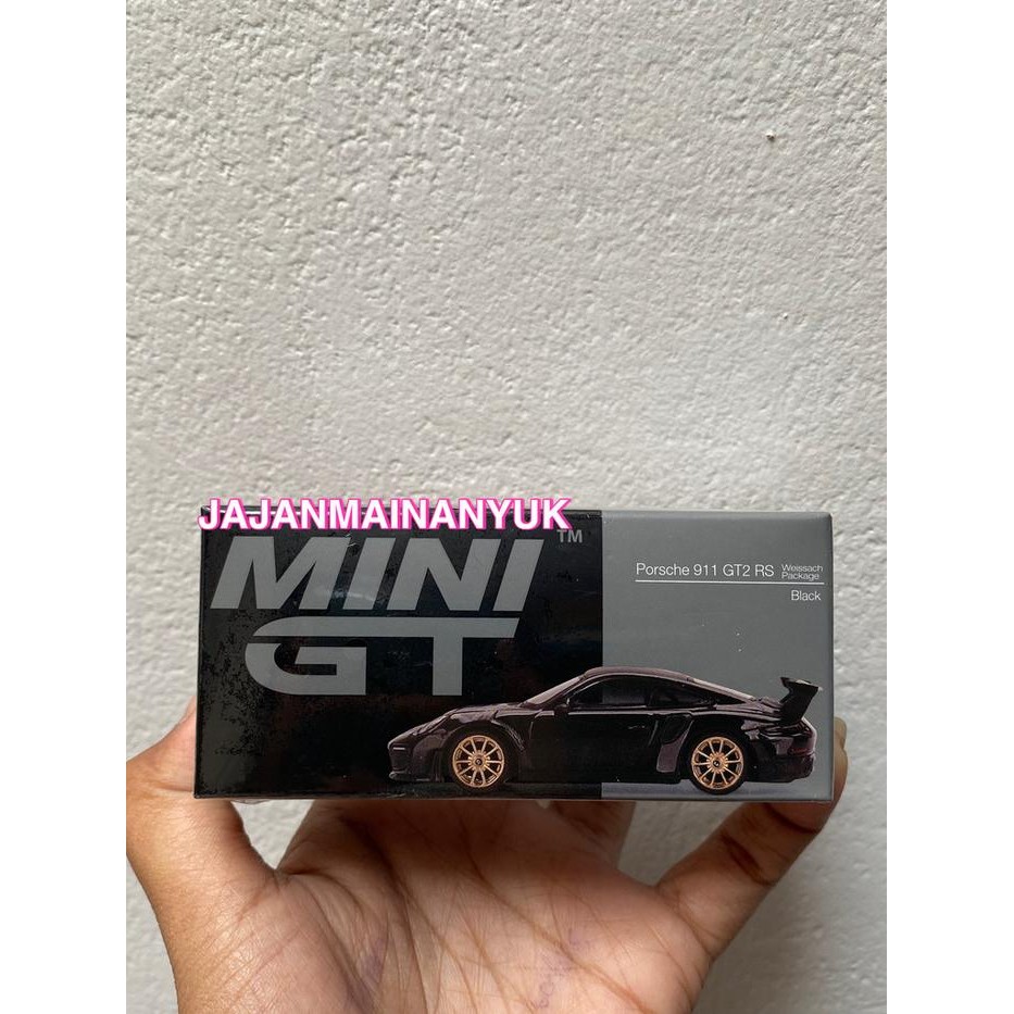 MINI GT 401 PORSCHE GT2RS BLACK LHD MINI GT PORSCHE GT2 RS 401 MINI GT 401 PORSCHE GT2 RS BLACK MINI