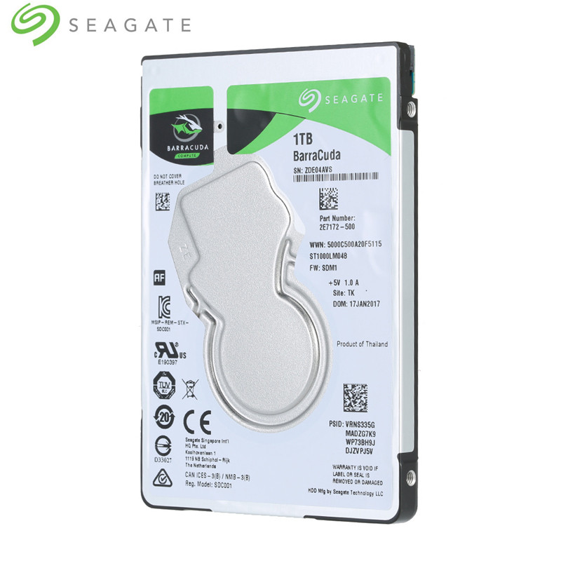 Seagate 1TB 2.5inch Internal HDD Notebook Hard Disk Drive 7mm 5400RPM SATA 6Gb/s 128MB Cache 2.5"