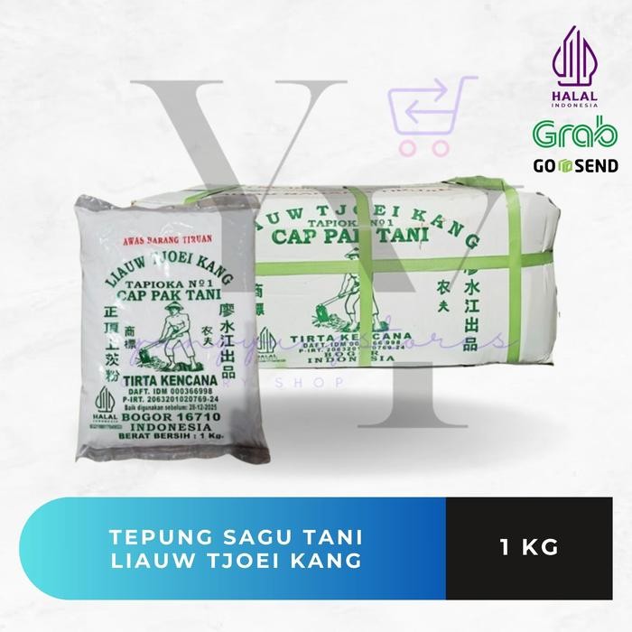 

1 Dus Isi 25 kg Tepung Sagu Tani Liauw Tjoei Kang 1 Kg