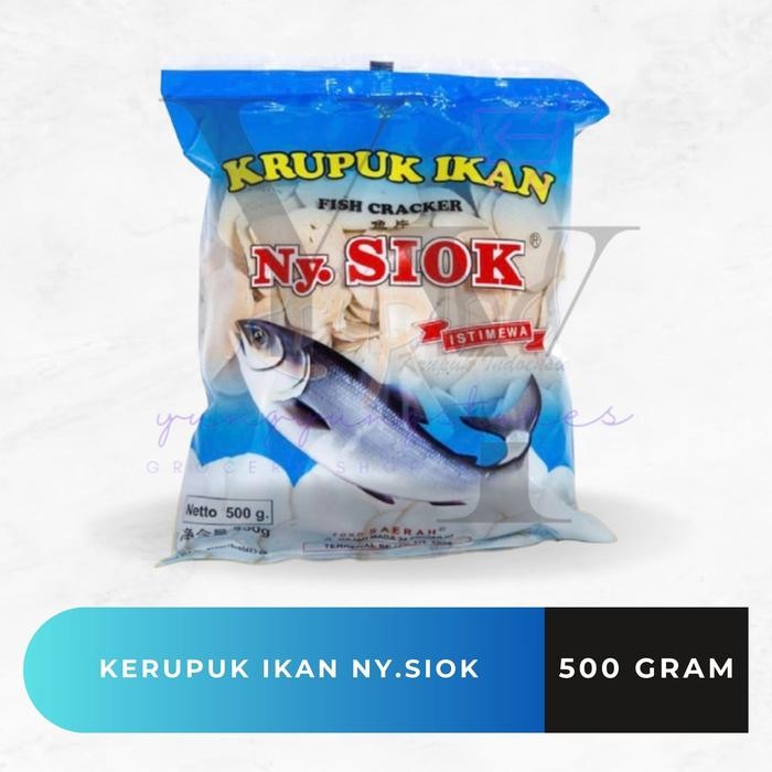 

Kerupuk Ikan / Fish Crackers Ny Siok 500 gram