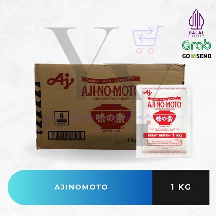 

1 Dus Isi 20 Bungkus Ajinomoto Penyedap Rasa / Micin / Vetsin 1 Kg