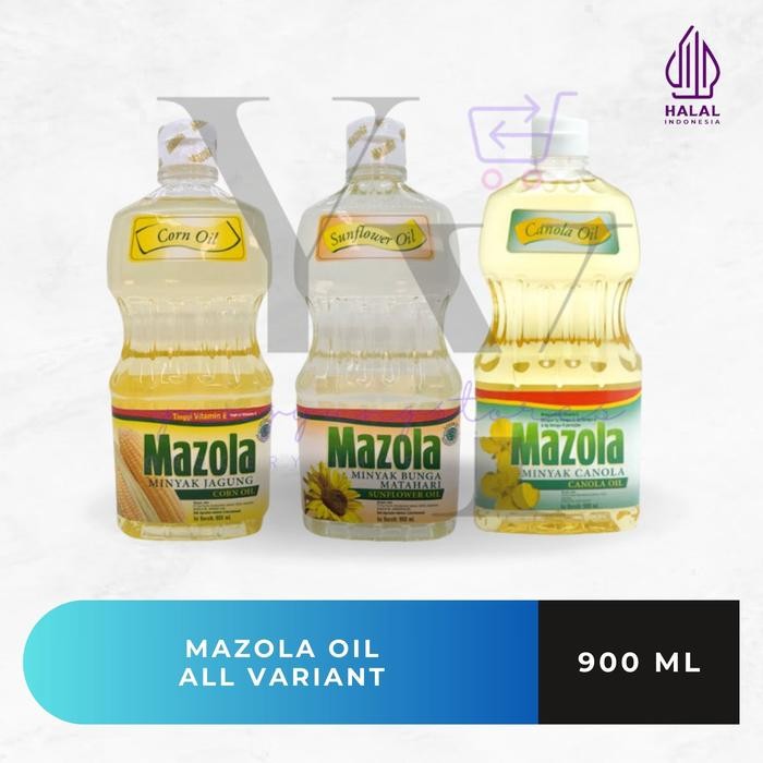 

Mazola Minyak Jagung / Canola / Sunflower / Matahari / Corn Oil 900 ml