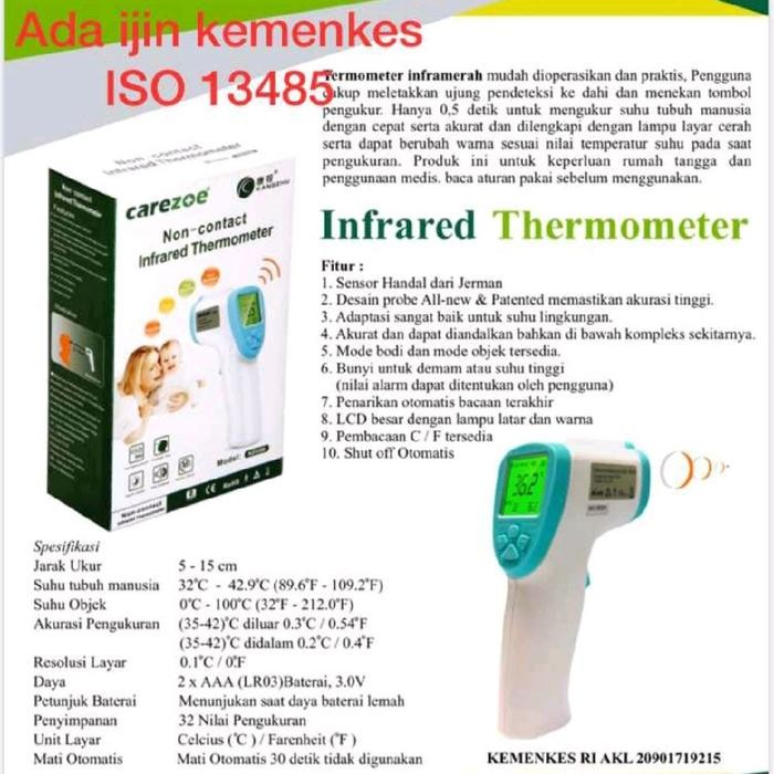 Ir Thermometer/Alat Ukur Suhu Tubuh/Infrared/Termo Tembak