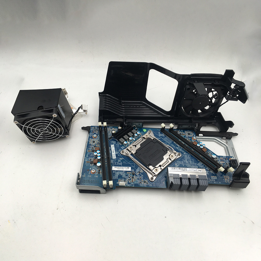 For HP Second CPU Expansion Board Z640 710326-001 736520-001 DDR4 2011-3 With Fan Radiator ,Fully