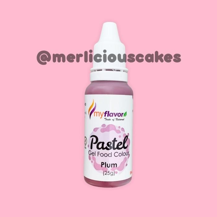 

Plum Pastel Gel My Flavor Food Color Food Colour Pewarna Makanan
