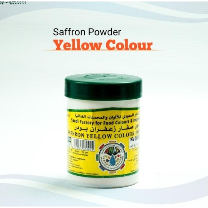 

Saffron Bubuk Saffron Powder Pewarna Makanan Alami Merk Bin Afif 100gram Yellow Baking