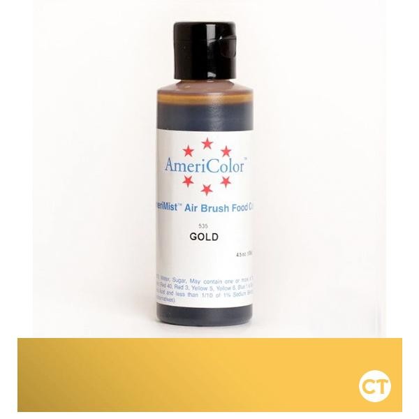 

Americolor Airbrush Food Color - Gold 128gr