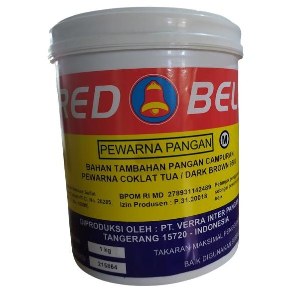 

Red Bell Pewarna Bubuk Dark Brown 9503, 1 Kg
