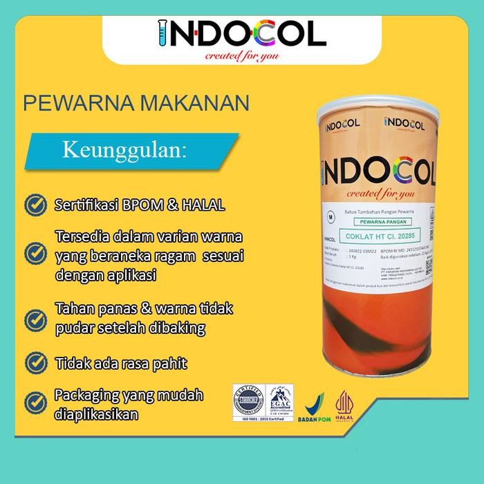 

Pewarna Makanan INDOCOL PREMIUM COKLAT HT (RC)