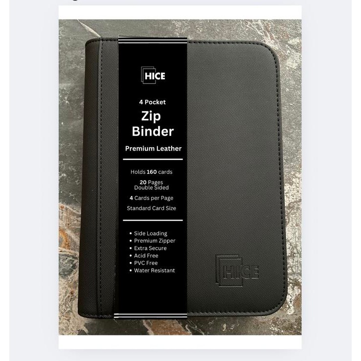 

Hice Premium Zip Album Card Binder 4 Pocket Binder Kartu Pokemon Magic One Piece Flesh And Blood Tcg