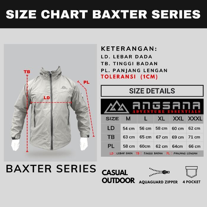 Jaket Angsana Outdoor Series Baxter Yellow