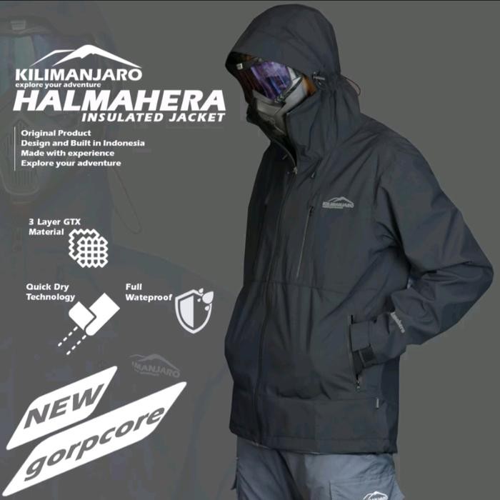 Jaket Gopcore Kilimanjaro Halmahera 3 Layer Waterproof - Jaket Goretex Kilimanjaro