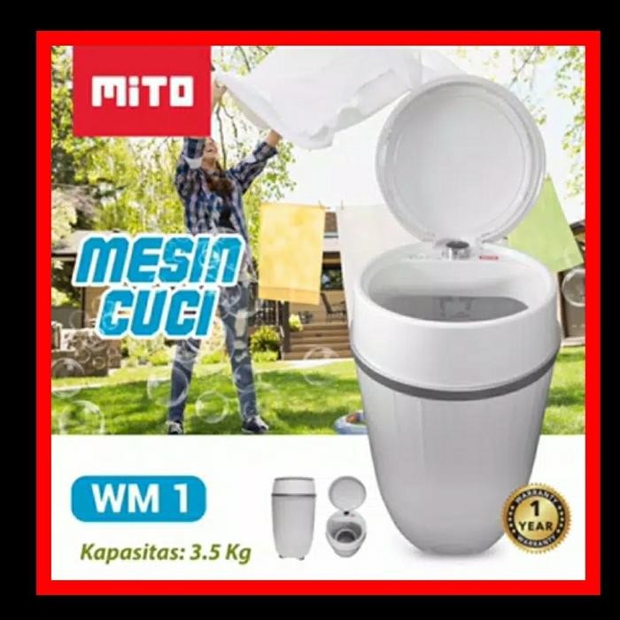 Mesin Cuci Portable Mini 3,5 kg Mito WM1