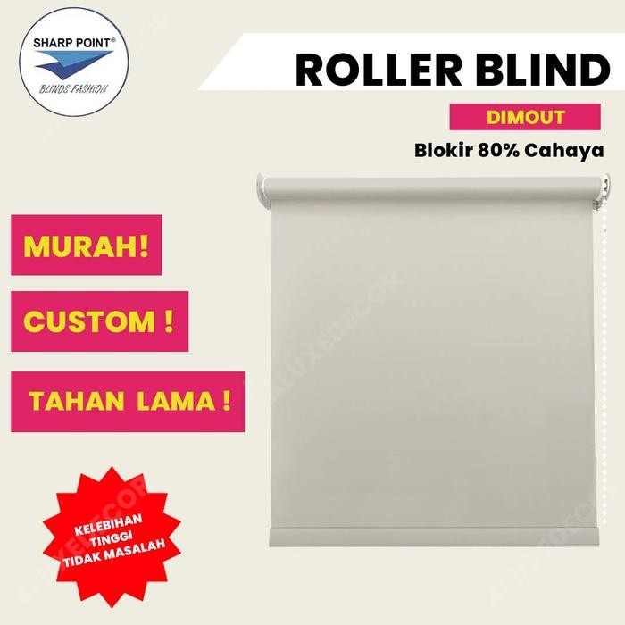 Roller Blind Dimout Sharp Point - Roller Blinds