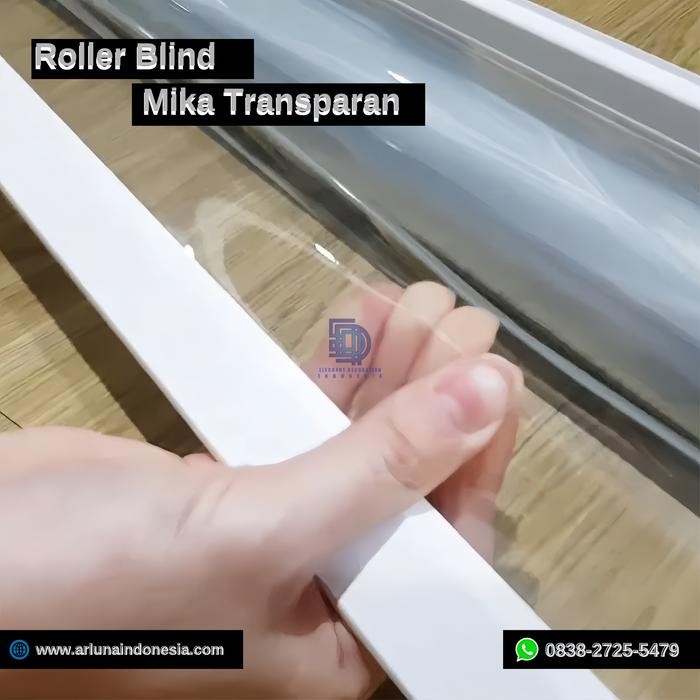 roller blind mika, tirai tampias hujan shap point
