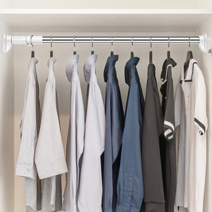 (Allthebest) YHOME Tiang Gantungan Flexible Tanpa Paku / Tiang Horden / Tiang Jemuran / Tiang