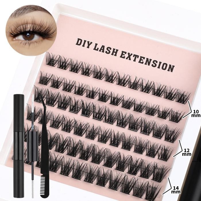 Bulu Mata Tanam Import Cluster Eyelash Extention - Bulu Mata Terbaru Halus Lembut