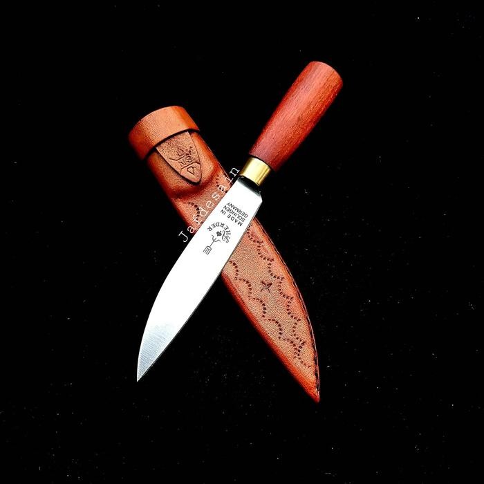 Pisau Cap Garpu Asli Herder Solingen Jerman Slut Kuningan 4 inch