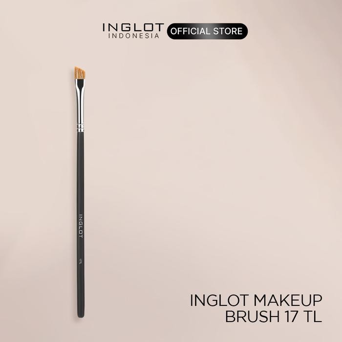 INGLOT Makeup Brush 17TL - Brush Eyeliner, Brow Liner Gel, Eyeshadow