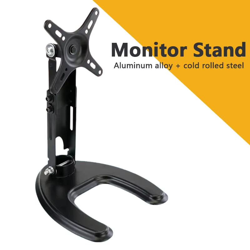 Foldable Monitor Stand for 14-29 inch Portable Desktop PC Display Base Holder Telescopic Adjustable