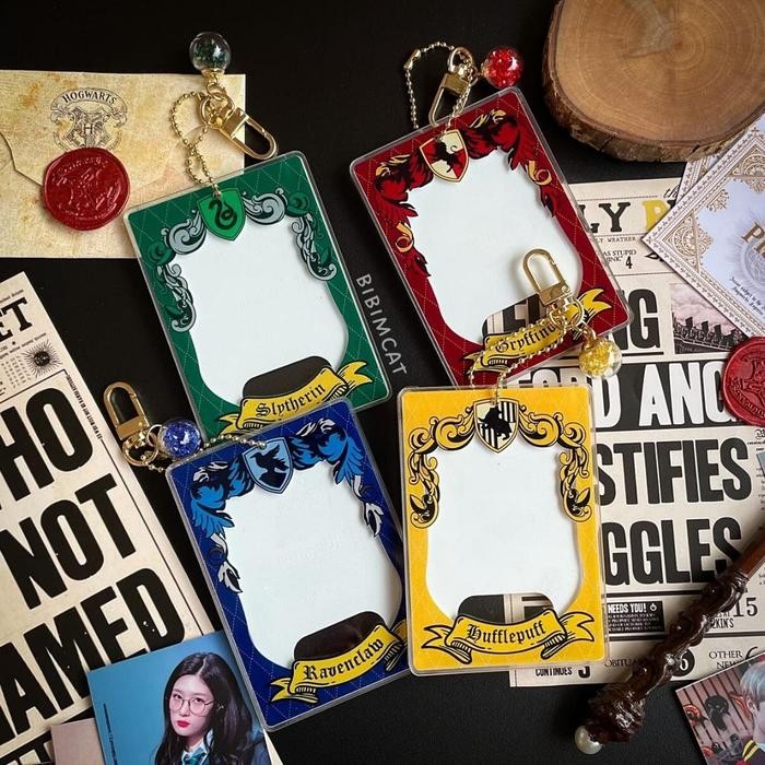 

READY Hogwarts House Acrylic Card Holder Photocard / PC Frame Tag NEW