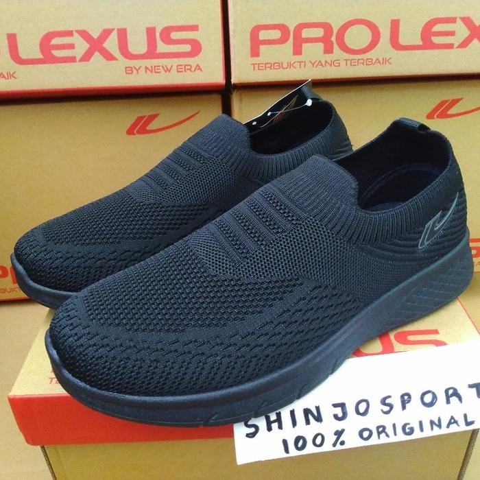 SEPATU SLIP ON PRIA DEWASA HITAM POLOS NEW ERA RAJUT WINNER ORIGINAL