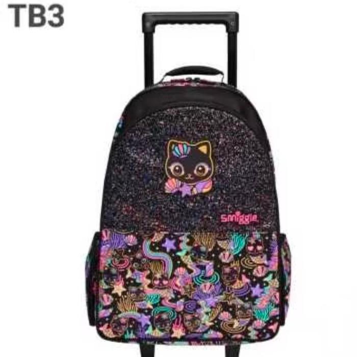 SMIGGLE TAS KOPER BLACK CAT - TAS RANSEL ANAK SEKOLAH SD - KADO TAS