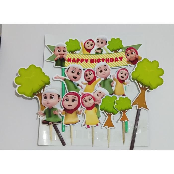 Topper NUSA dan RARA untuk hiasan cake dll