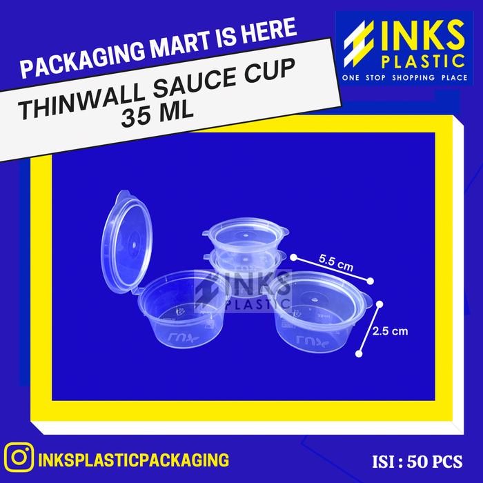 THINWALL SAUCE CUP 35 ML-DM (50 PCS)