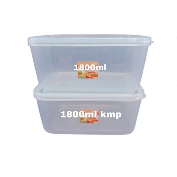 Wadah Plastik/Kotak/Box Makanan 1800ml KMP