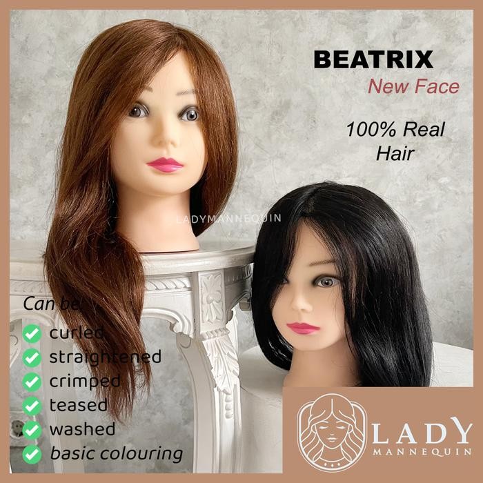 Promo Patung Rambut Manekin Rambut Sanggul Salon Manekin Kepala Rambut