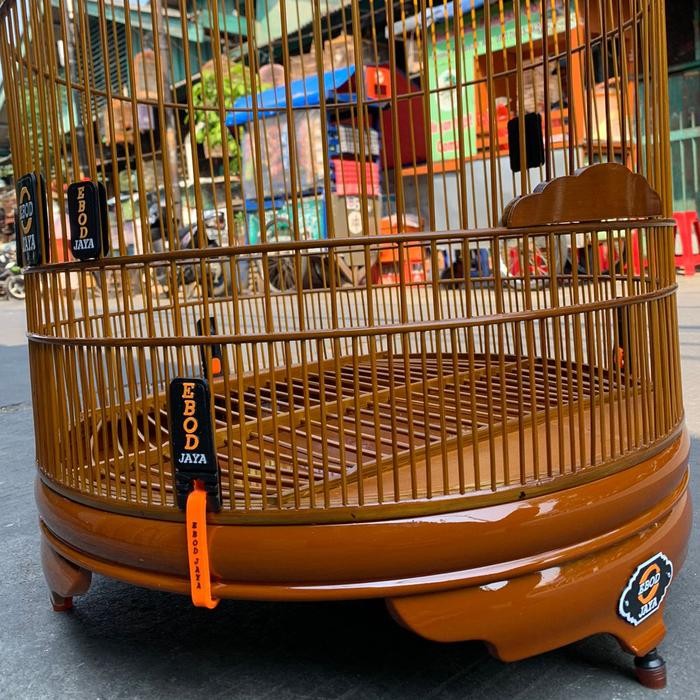SANGKAR KANDANG MURAI EBOD JAYA PVC REBORN COKLAT NO 2