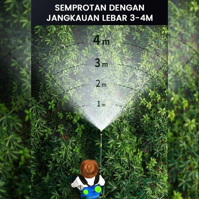 Sprayer Pertanian Knapsack Electric dan Manual 2in1 Sprayer 20L