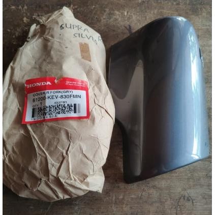 COVER R FORK (GREY), Cover fork kanan Supra X 1 61200-KEV-830FMN