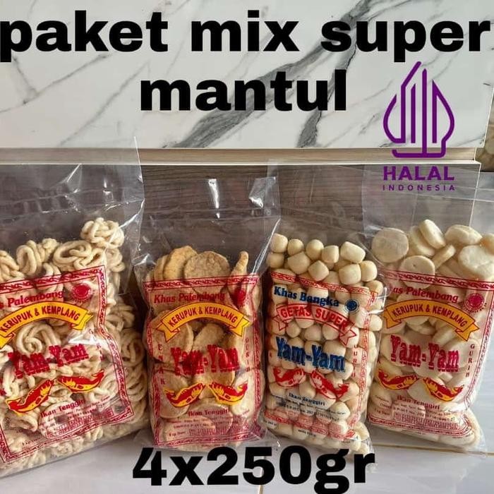

Paket 1kg kerupuk kemplang super mantul