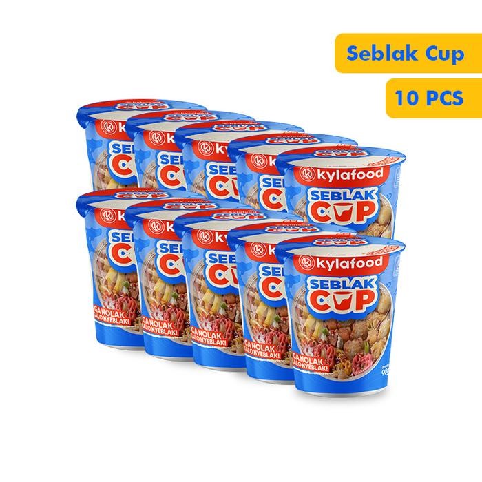 

Kylafood Paket Seblak Cup isi 10 PCS Instan Pedas