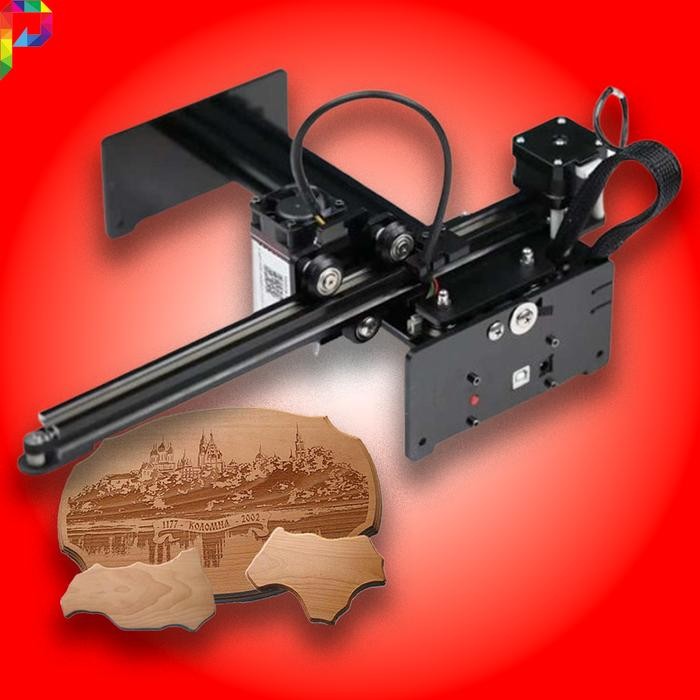Alat Mesin Pengukir Ukir Laser Engraver Printer Engraving Grafir Stainless 40W Neje