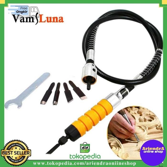 

Terlaris! Alat Ukir Kayu Electric Chisel Wood Carving Tool Set-Kuning