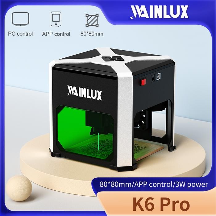 

Wainlux 3000Mw Cnc Mesin Laser Pengukir Mini Laser Pengukir Mendukung Pc Dan Mobile Control Pencetak