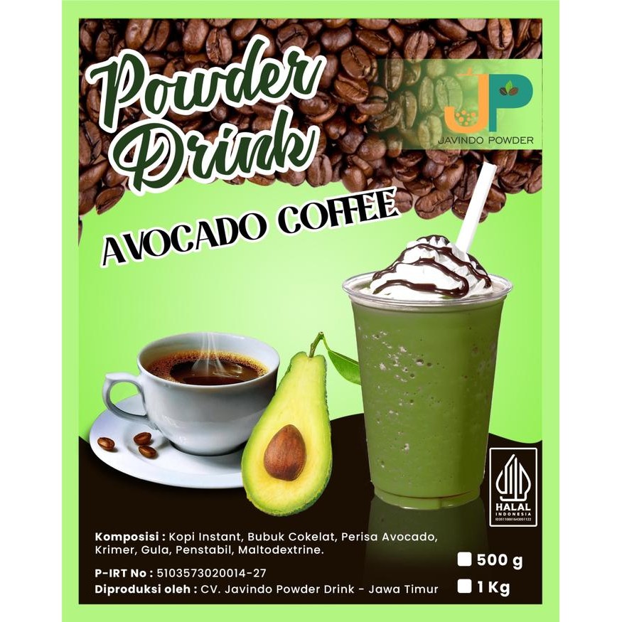 

Bubuk Minuman Avocado Coffee