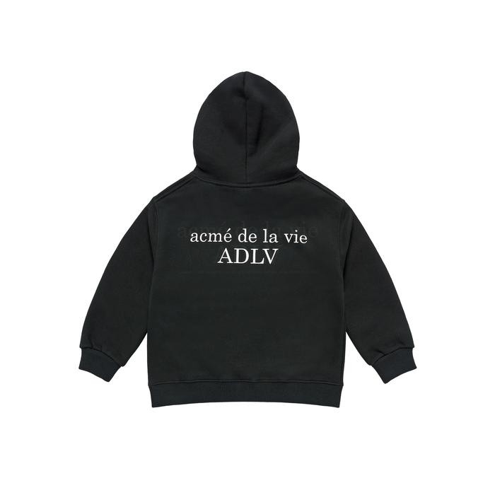 (Allthebest) ADLV Kids Basic Logo Hoodie Black - Hoodie Anak Pria Wanita Oversize Original Acme de