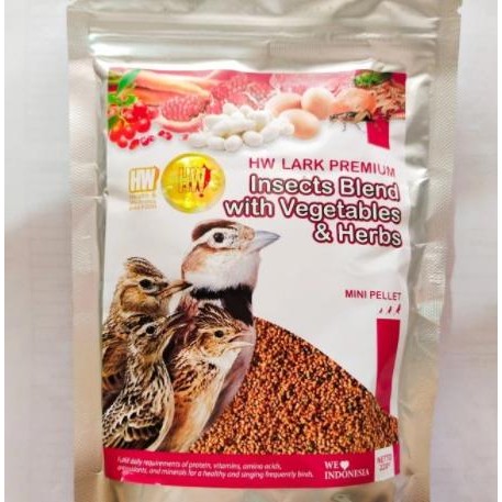 PAKAN BRANJANGAN HW PREMIUM MINI PELET HW BRANJANGAN MAKANAN BURUNG