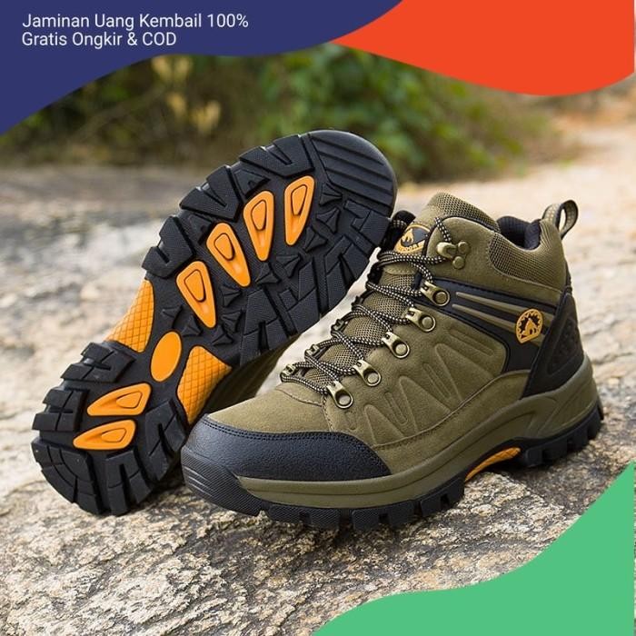 Consina - Sepatu Pria Outdoor Waterproof Boots Hiking Gunung Kasual Adventure